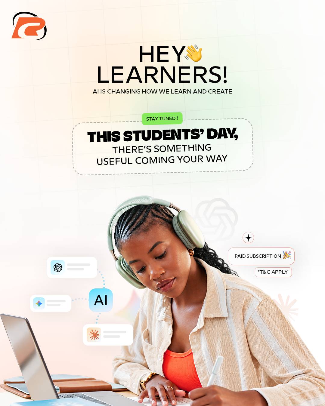Remit Choice Student Day 2026 offer with transfer rewards and free AI tool subscriptions for students